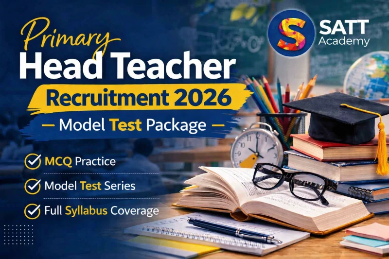 প্রাথমিক প্রধান শিক্ষক নিয়োগ – মডেল টেস্ট ২০২৬