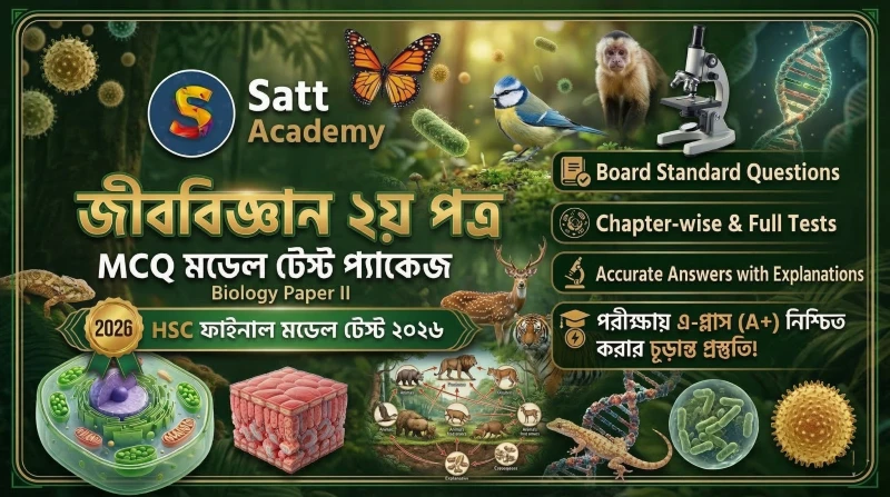 জীববিজ্ঞান ২য় পত্র - HSC ফাইনাল মডেল টেস্ট ২০২৬ 🎯