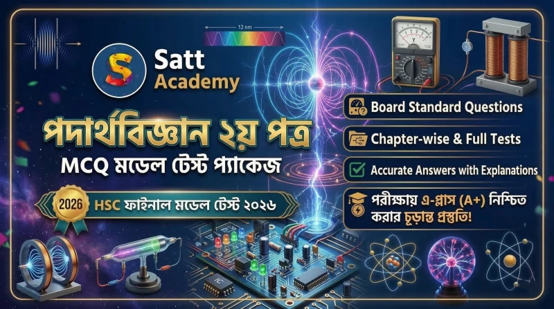 পদার্থবিজ্ঞান ২য় পত্র - HSC ফাইনাল মডেল টেস্ট ২০২৬ 🎯